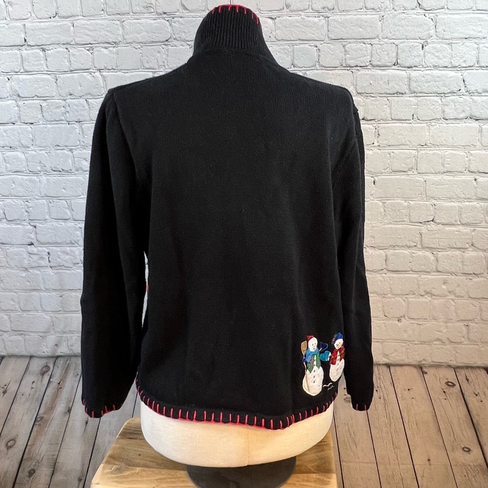 Basic Edition Christmas Sweater Button Cardigan - image 5